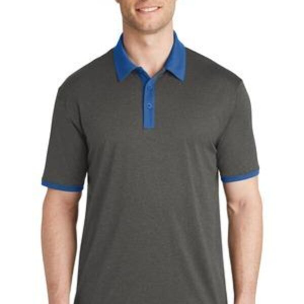 Heather Contender &#153; Contrast Polo Thumbnail
