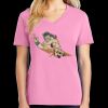 Ladies Core Cotton V Neck Tee Thumbnail