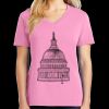 Women's Core Cotton V Neck Tee Thumbnail