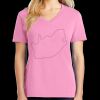 Ladies Core Cotton V Neck Tee Thumbnail