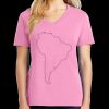 Ladies Core Cotton V Neck Tee Thumbnail