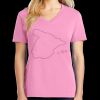 Ladies Core Cotton V Neck Tee Thumbnail