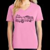 Women's Core Cotton V Neck Tee Thumbnail